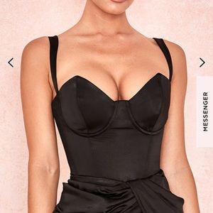 House of CB corset black bodysuit